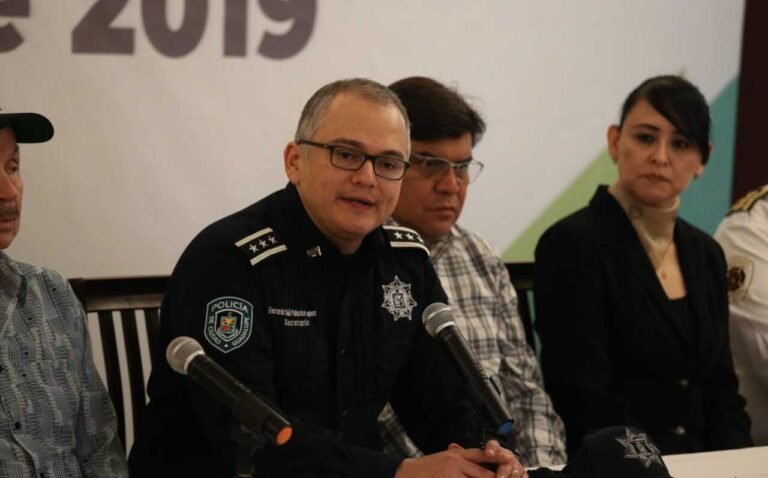 Gerardo Palacios Pámanes, secretario de Seguridad en el estado de Nuevo León.