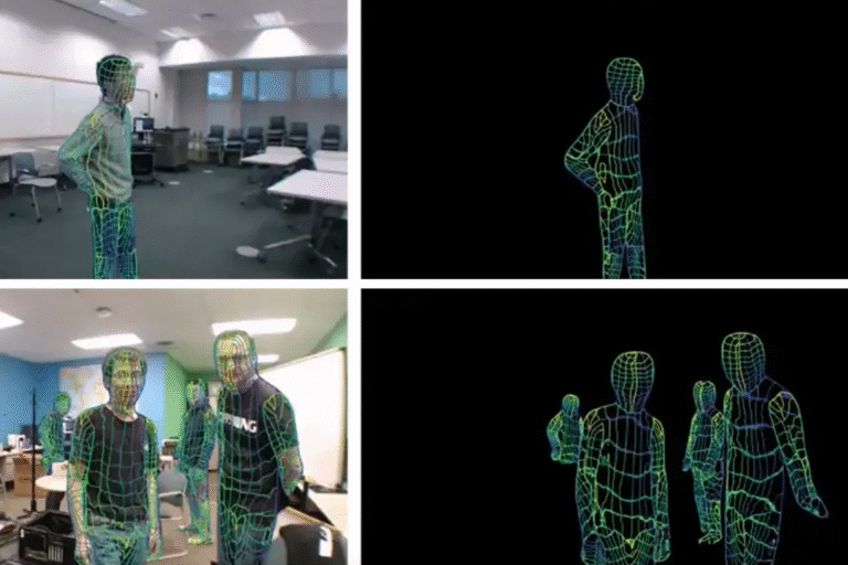es posible incluiso hacer modelos 3D de las personas en sus casas