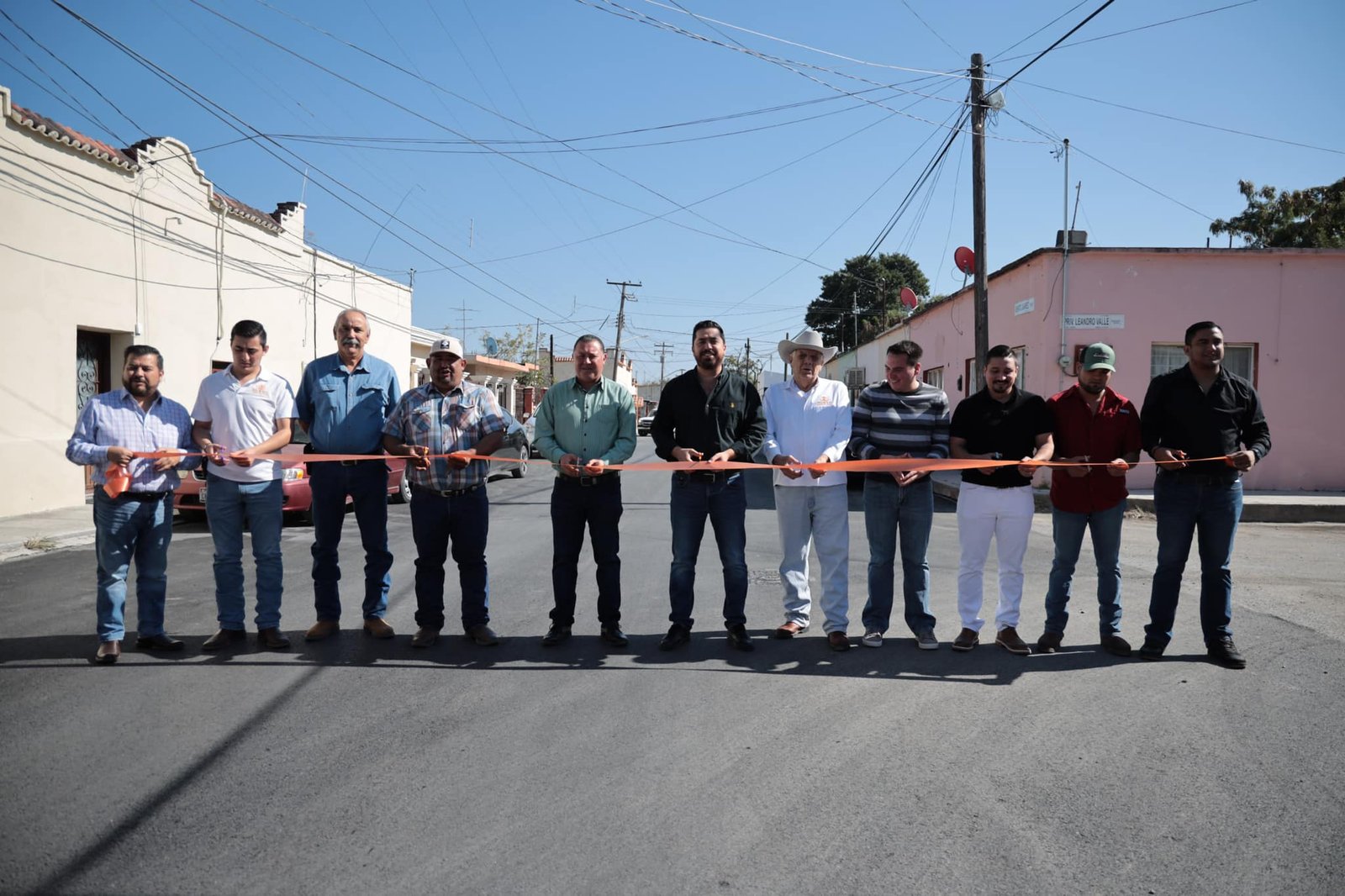 General TerÃ¡n, entrega de pavimentaciÃ³n de calle.