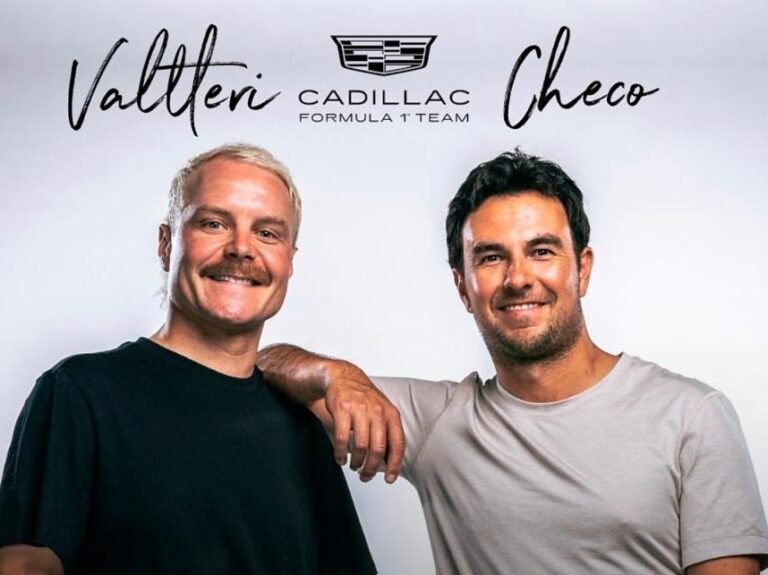 "Checo" Pérez y Valterri Bottas incursionan en la música, junto con Cadillac