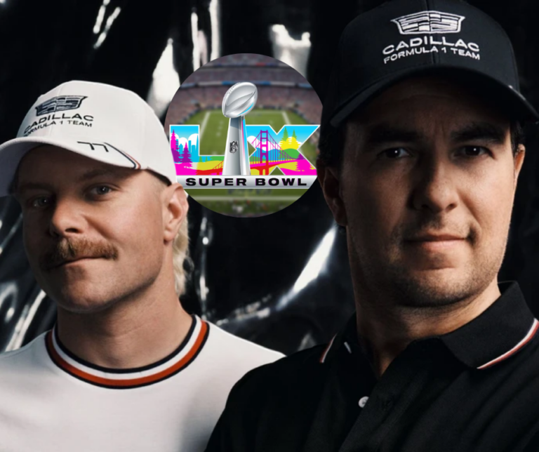Checo Pérez se apodera del Super Bowl para debutar en la F1