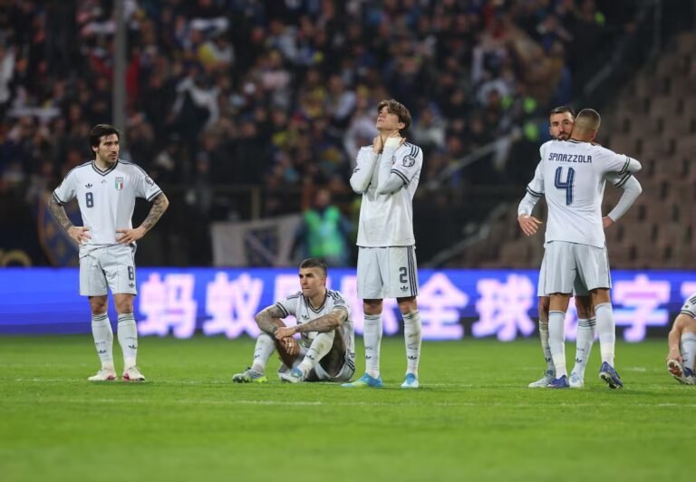 Italia vuelve a quedarse sin Mundial por tercera vez seguida