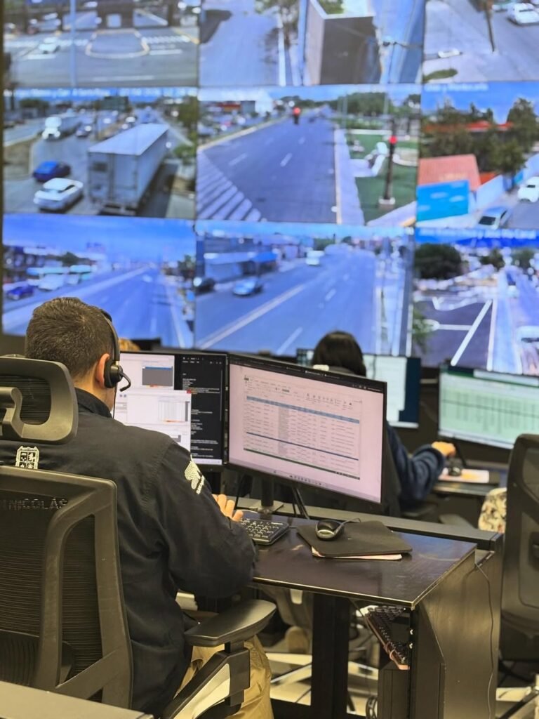 Instalaciones del c4 de San Nicolás.