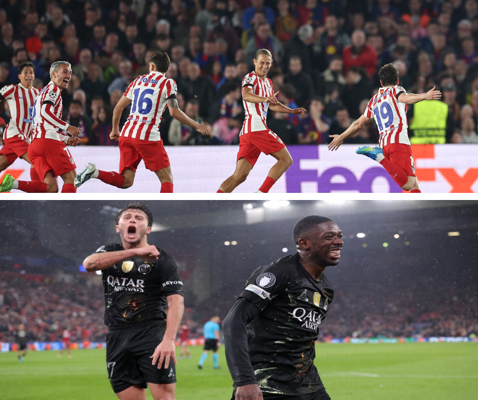 PSG y Atlético consiguen su pase a semifinales de Champions