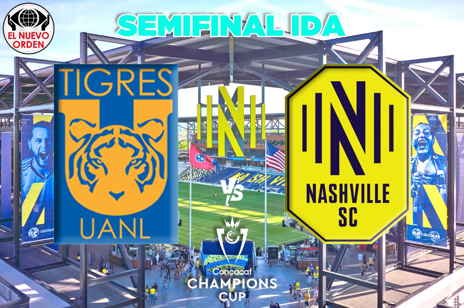Nashville y Tigres abren serie por pase a Final de Concacaf