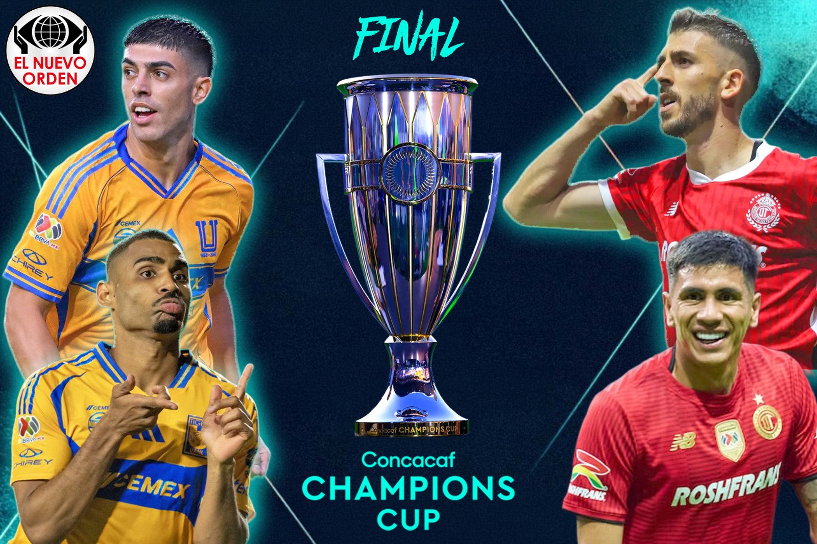 Tigres y Toluca se enfrentarán por el título de la Concacaf