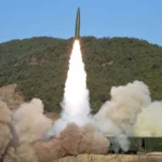 Corea del Norte lanza misil balístico hacia su costa este